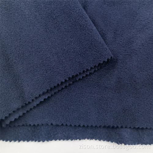 Polare Fleece-Stoffe aus massivem gebürstetem Polyester mit niedrigem MOQ